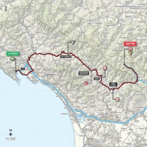 Planimetria tappa Giro d'Italia